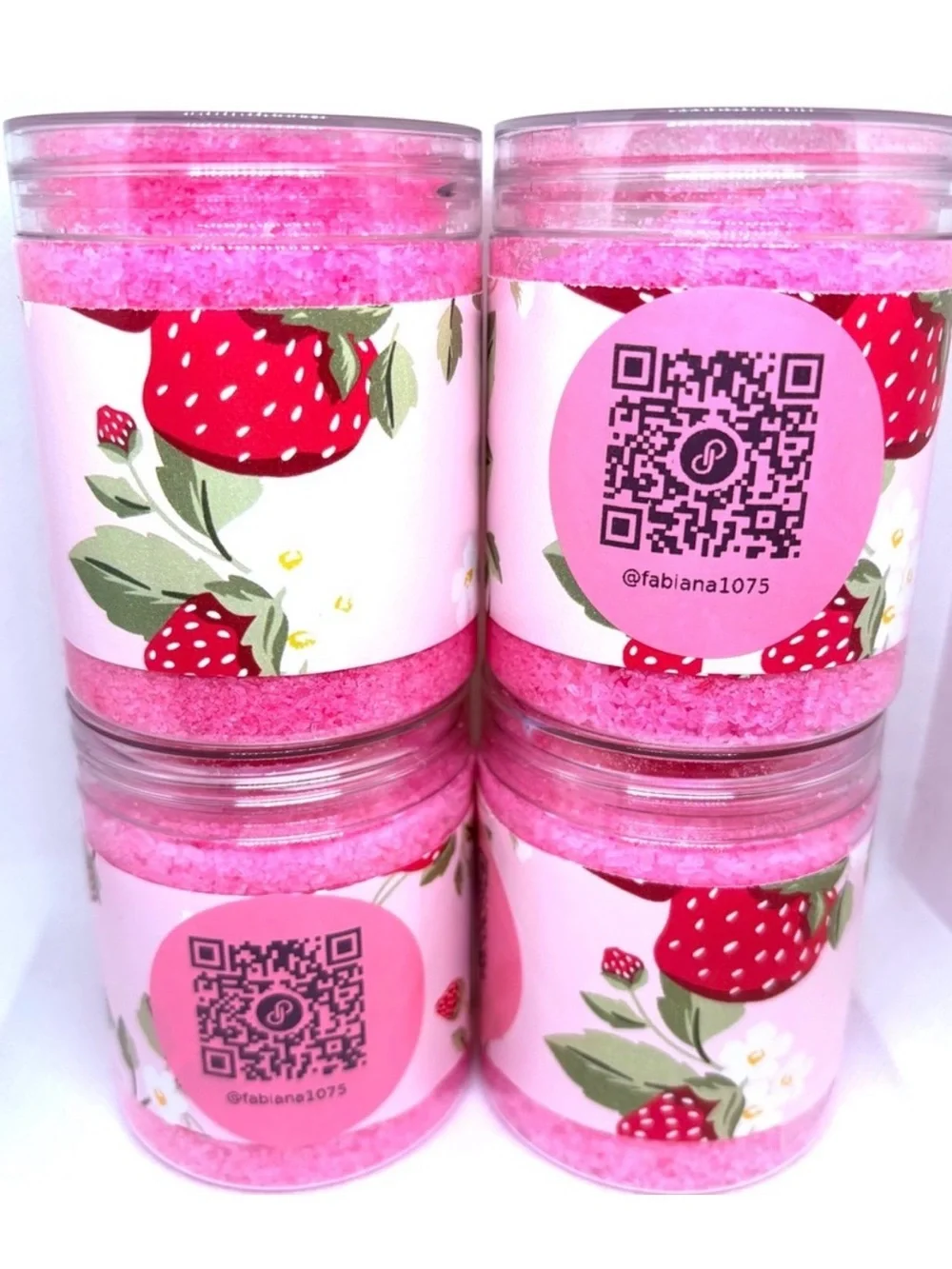 Strawberry Shortcake Candle * Organic Strawberry Scent Handcrafted